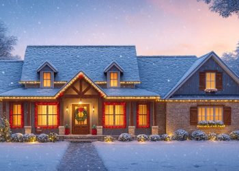 New American Farmhouse with Brick & Board-and-Batten – ~2,290 sq ft, 3–4 Bedrooms, 2.5–3.5 Bathrooms