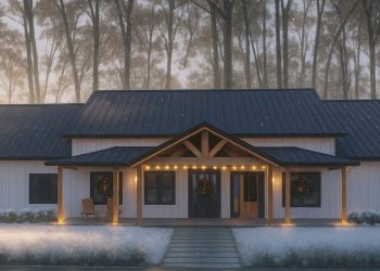 One-Story Modern Farmhouse with Flex Space – ~3,050 sq ft, 4 Bedrooms, 2.5 Bathrooms, 3-Car Garage