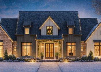 Spacious Modern Farmhouse with Dormers and Glass Views – 3,229 Sq Ft, 4 Bedrooms, 3.5 Baths