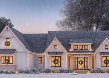 Spacious Modern Farmhouse with 4-Car Garage & Workshop – Flexible 4-Bedroom Country Living