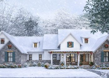 Modern Farmhouse – ~2,385 sq ft, 4 Bedrooms, 3.5 Bathrooms, 2–3 Car Garage