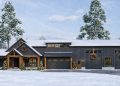 New American Barndominium with Outdoor Fireplace & Oversized RV Garage – ~2,631 sq ft, 4 Bedrooms, 2.5 Bathrooms, 4-Car Garage