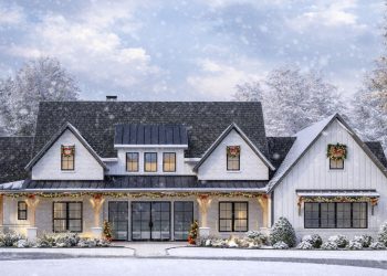 Modern Farmhouse with Home Office and Laundry Access from Master Suite – ~3,254 sq ft, 4 Bedrooms, 4.5 Bathrooms, 3-Car Garage