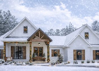 French Country House Plan – ~2,373 sq ft, 4–5 Bedrooms, 2.5 Bathrooms, 2–3 Car Garage