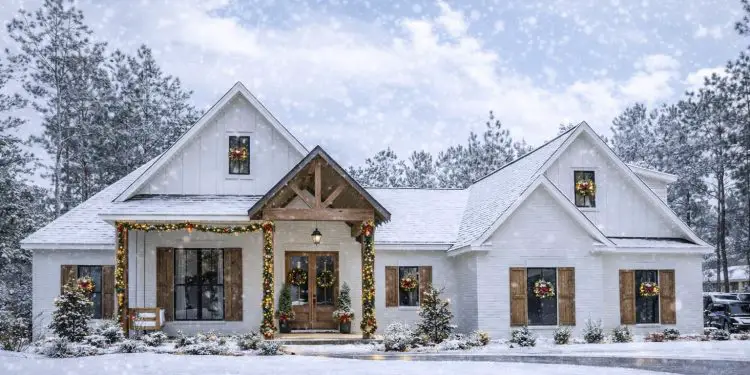 French Country House Plan – ~2,373 sq ft, 4–5 Bedrooms, 2.5 Bathrooms, 2–3 Car Garage