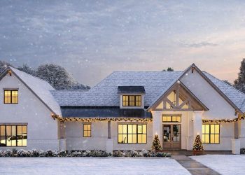 New American House Plan with Guest Suite and Outdoor Kitchen – ~3,620 sq ft, 4 Bedrooms, 3.5 Bathrooms, 3-Car Garage