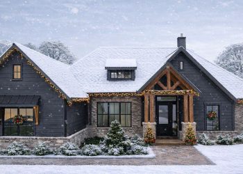 Craftsman Home Plan – ~2,812 sq ft, 4-5 Bedrooms, 3 Bathrooms, 3-Car Garage