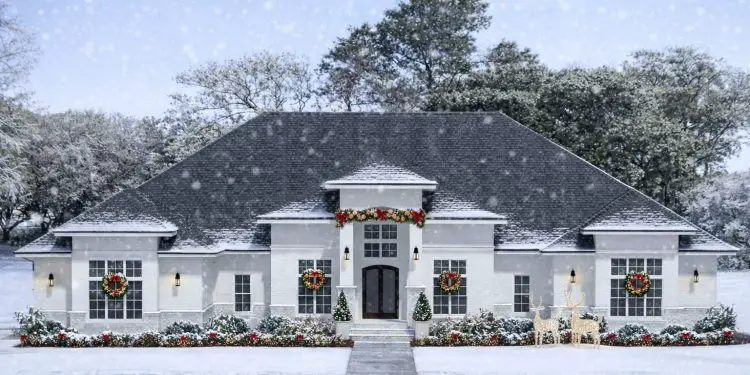 Transitional One-Story Luxury Home with Split Bedrooms – 5,038 Sq Ft, 5 Bedrooms, 5.5 Baths, 3-Car Side Garage