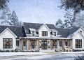 Modern Farmhouse Plan – ~3,500 sq ft, 5 Bedrooms, 3.5 Bathrooms, 3-Car Garage