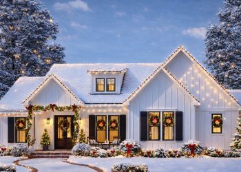 Modern Farmhouse Plan – ~1,676 sq ft, 3 Bedrooms, 2 Bathrooms, 2-Car Garage