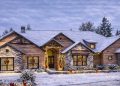 One-Story 4400 Square-Foot Mountain Craftsman with Large Outdoor Living Porch – ~4,405 sq ft, 4 Bedrooms, 4.5 Bathrooms, 3-Car Garage