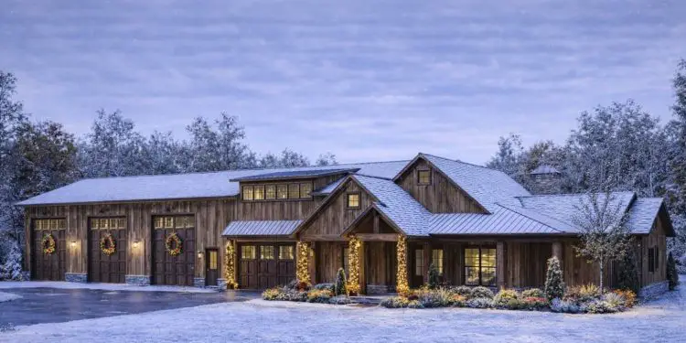 Barndominium Plan – ~2,631 sq ft, 4–5 Bedrooms, 2.5 Bathrooms, Large Garage