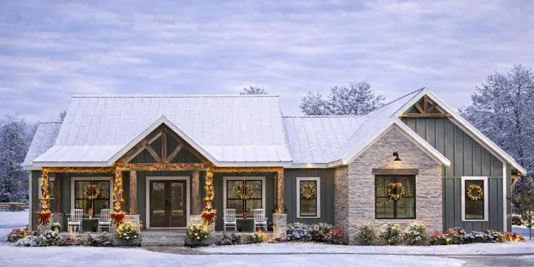 Modern Farmhouse Plan – ~2,167 sq ft, 3 Bedrooms, 2.5 Bathrooms, 2-3 Car Garage