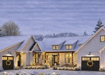 Modern Farmhouse Plan – ~3,669 sq ft, 4 Bedrooms, 4.5 Bathrooms, 3-Car Garage