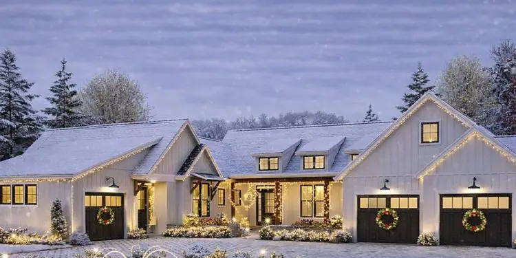 Modern Farmhouse Plan – ~3,669 sq ft, 4 Bedrooms, 4.5 Bathrooms, 3-Car Garage