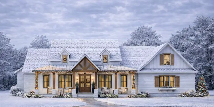 Modern Farmhouse Plan – ~2,290 sq ft, 3 Bedrooms, 2.5 Bathrooms, 2-Car Garage