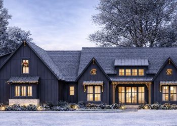 Modern Farmhouse House Plan – ~2,578 sq ft, 4 Bedrooms, 3.5 Bathrooms, 2-Car Garage