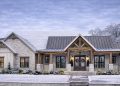 Modern Farmhouse Plan – ~2,454 sq ft, 3 Bedrooms, 2.5 Bathrooms, 3-Car Garage