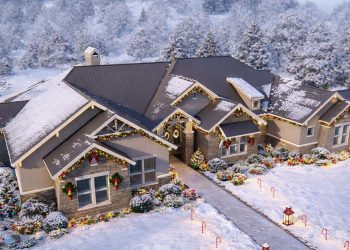 One-Level Craftsman Home Plan with Game and Media Rooms – ~4,420 sq ft, 4 Bedrooms, 4.5 Bathrooms, 3-Car Garage