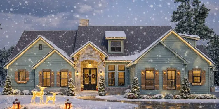 Craftsman House Plan – ~3,049 sq ft, 5 Bedrooms, 4 Bathrooms, 3-Car Garage