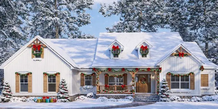 Modern Farmhouse Plan – ~3,369 sq ft, 4 Bedrooms, 3 Bathrooms, 2-Car Garage