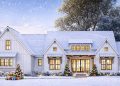 Modern Farmhouse Plan with Optionally Finished Bonus Room – ~2,578 sq ft, 4 Bedrooms, 2.5–3.5 Bathrooms, 2-Car Garage