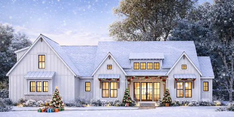 Modern Farmhouse Plan with Optionally Finished Bonus Room – ~2,578 sq ft, 4 Bedrooms, 2.5–3.5 Bathrooms, 2-Car Garage