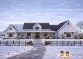 Spacious Modern Farmhouse House Plan with 4-Car Garage & Workshop – ~3,680 sq ft, 4 Bedrooms, 3.5 Bathrooms, 4-Car Garage