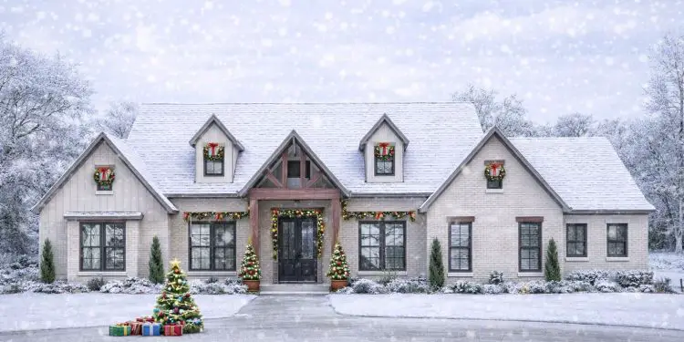 Farmhouse Plan – ~2,985 sq ft, 5 Bedrooms, 3.5 Bathrooms, 2-Car Garage