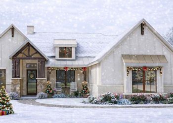 Craftsman House Plan – ~2,796 sq ft, 3-4 Bedrooms, 3 Bathrooms, 3-Car Garage