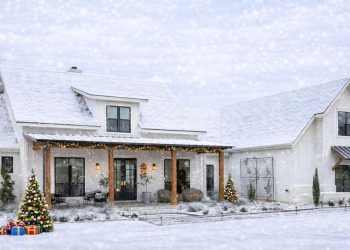 Modern Farmhouse Plan with Bonus Room – ~2,686 sq ft, 4–5 Bedrooms, 2.5–3.5 Bathrooms, 2–3-Car Garage