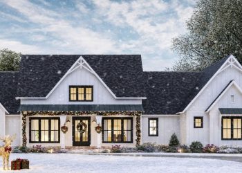 Split-Bedroom Modern Farmhouse with 3-Car Garage & Bonus Expansion – ~3,346 sq ft, 4 Bedrooms, 2.5–3.5 Bathrooms, 3-Car Garage