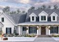 Fresh 4-Bedroom Farmhouse Plan with Bonus Room Above Garage – ~2,926 sq ft, 4–5 Bedrooms, 3.5–4.5 Bathrooms, 3-Car Garage