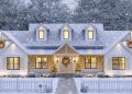 4-Bed Modern Farmhouse House Plan with Home Office – ~3,345 sq ft, 4 Bedrooms, 3.5 Bathrooms, 3-Car Garage