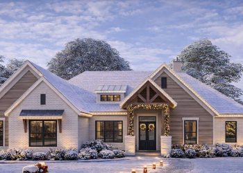 Craftsman Plan – ~2,812 sq ft, 4-5 Bedrooms, 3 Bathrooms, 3-Car Garage