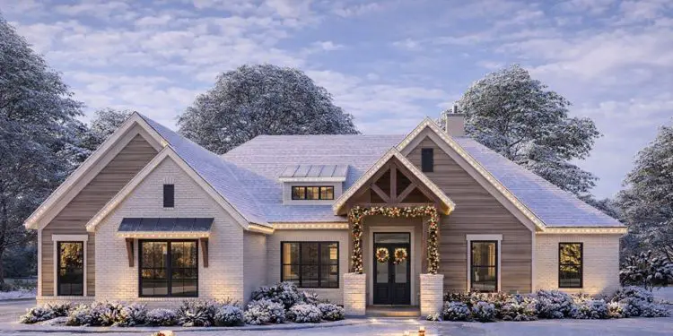 Craftsman Plan – ~2,812 sq ft, 4-5 Bedrooms, 3 Bathrooms, 3-Car Garage