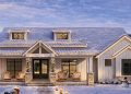 4-Bed Modern Farmhouse Plan with Vaulted Outdoor Living Space – ~2,700 sq ft, 4 Bedrooms, 3.5 Bathrooms, 2-Car Garage