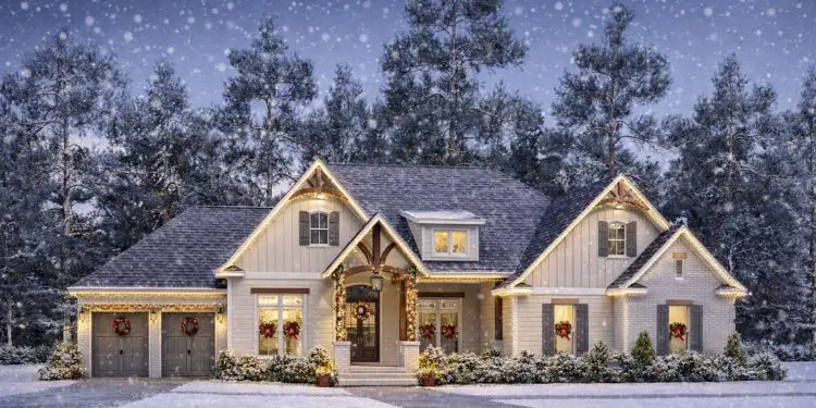 2,641 Sq Ft European House Plan with 4 Bedrooms and Elegant Living