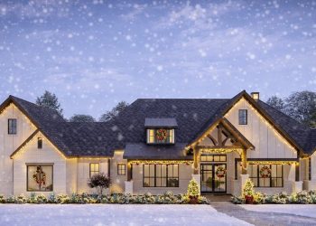 4,090 Sq Ft Expanded New American Craftsman with Home Office & Game Room