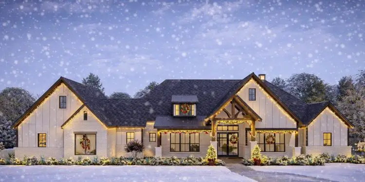 4,090 Sq Ft Expanded New American Craftsman with Home Office & Game Room