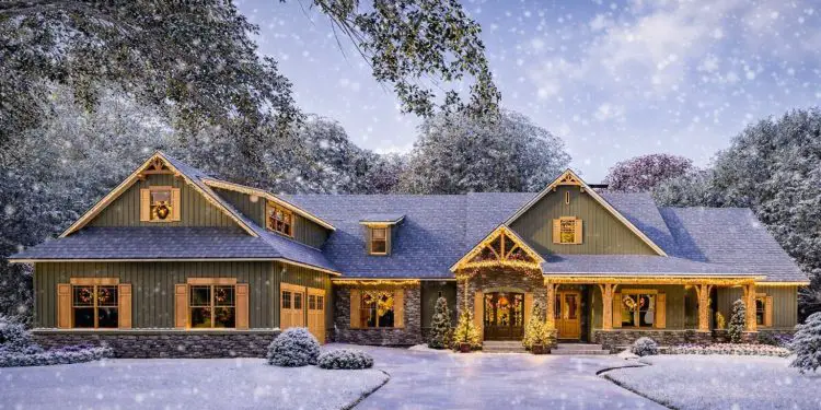 5,098 Sq Ft Country House Plan with 4 Bedrooms & 4.5 Bathrooms