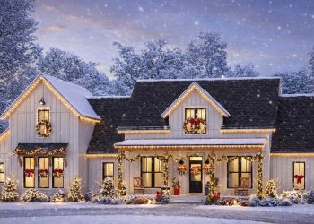 Modern Farmhouse Plan – ~2,742 sq ft, 4–5 Bedrooms, 3.5 Bathrooms, 2-3 Car Garage
