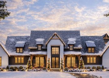 3,877 Sq Ft 4-Bed Modern Farmhouse with Outdoor Kitchen & Fireplace