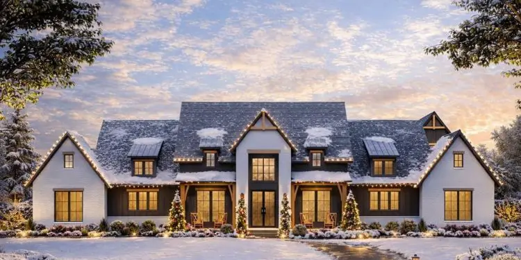 3,877 Sq Ft 4-Bed Modern Farmhouse with Outdoor Kitchen & Fireplace