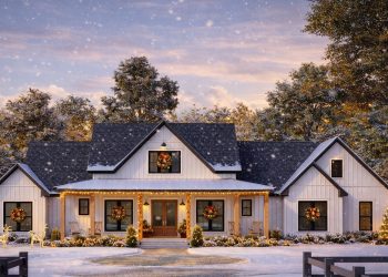 Spacious Modern Farmhouse – 2,500 Sq Ft with 4 Beds, Office & Outdoor Living