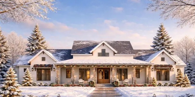 2,930 Sq Ft 4-Bed Balanced Modern Farmhouse Plan