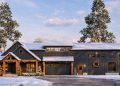 2,631 Sq Ft New American Barndominium-Style Plan with Outdoor Fireplace & Oversized RV Garage