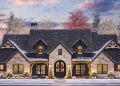 4,032 Sq Ft Transitional House Plan with Perfect Symmetry & Bonus Expansion