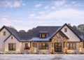 4,090 Sq Ft Expanded One-Level New American Craftsman House Plan with Home Office & Game Room