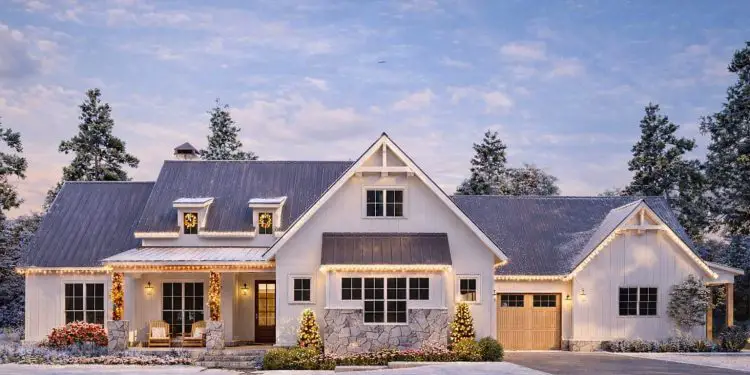 2,541 Sq Ft Multi-Generational Modern Farmhouse – Plan 70861MK